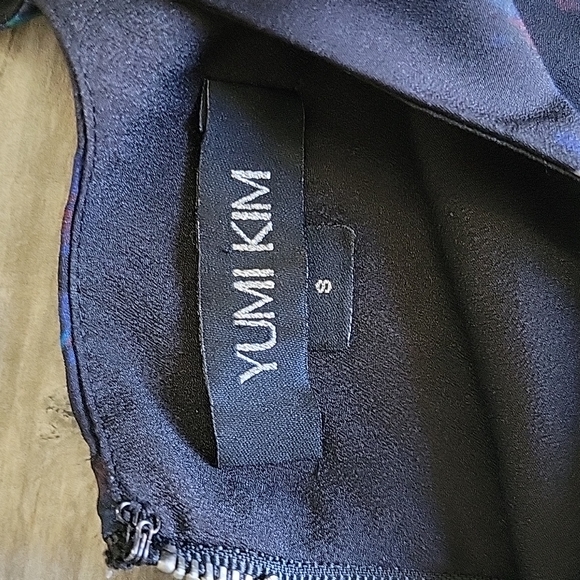 Yumi Kim black and blue floral dress size small - Picture 8 of 10